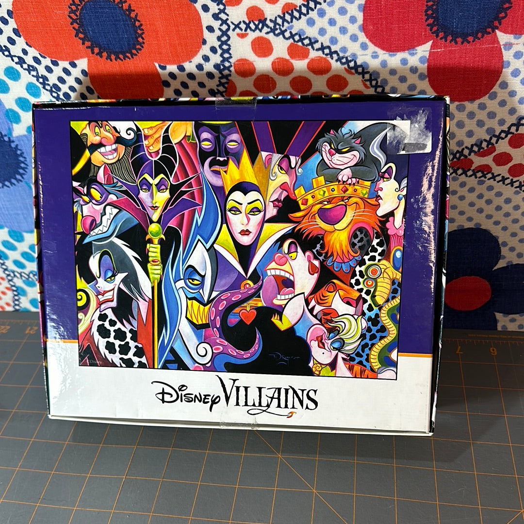 Disney Villains 550 Piece Puzzle, Sealed