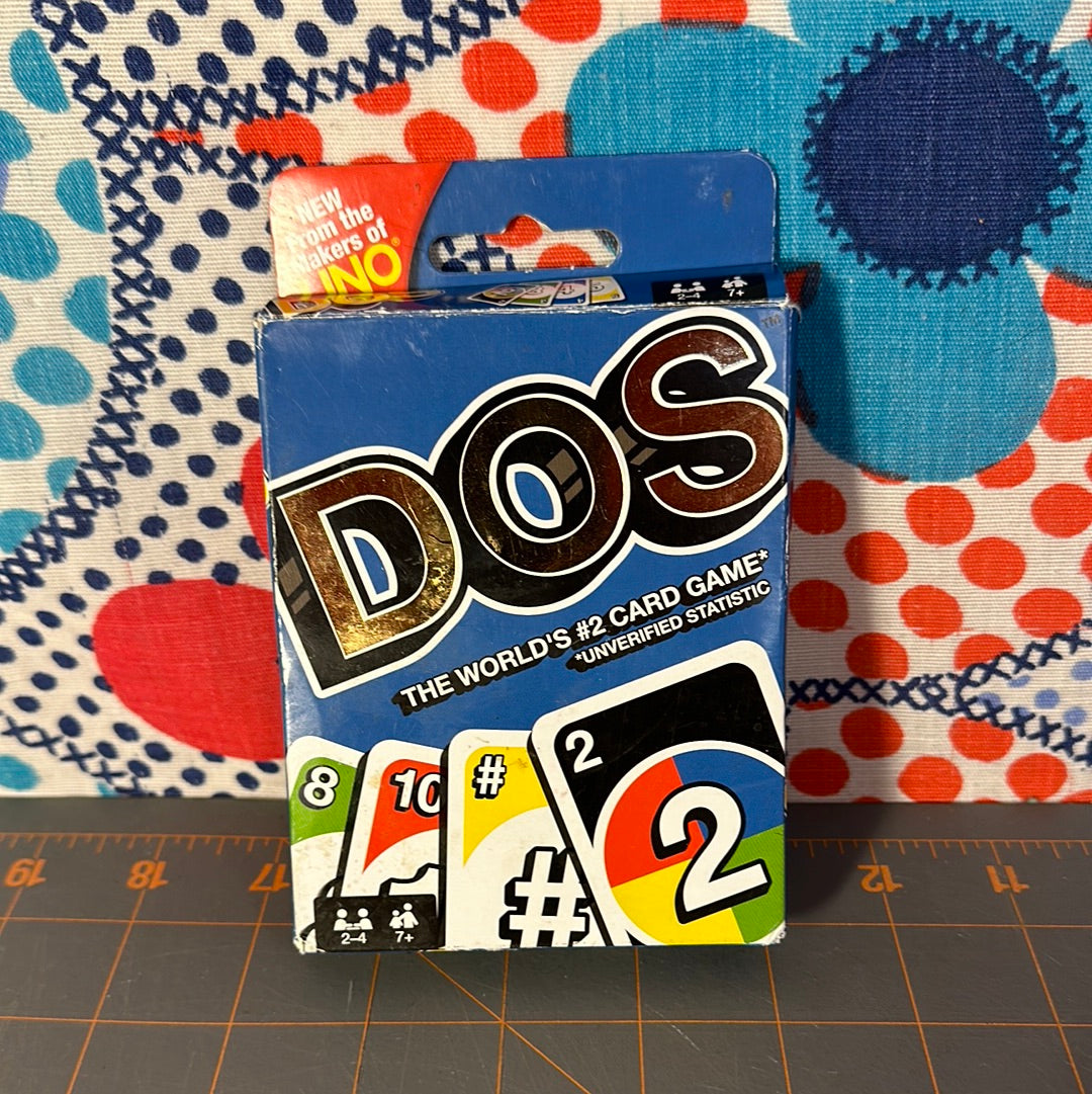 Uno DOS Card Game, Mattel, Complete