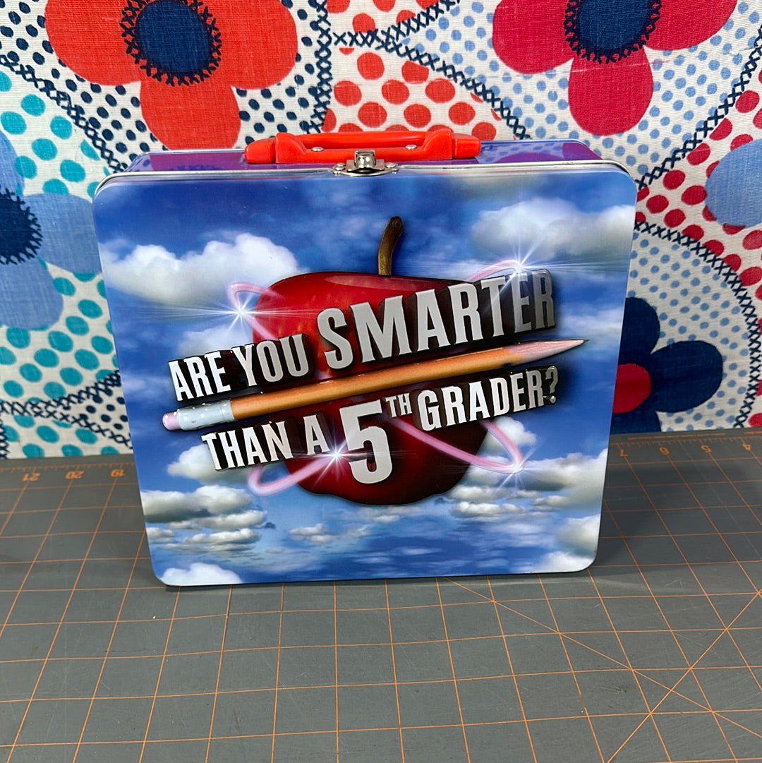 Are You Smarter Than a 5th Grader Card Game w/ DVD, in Tin Box