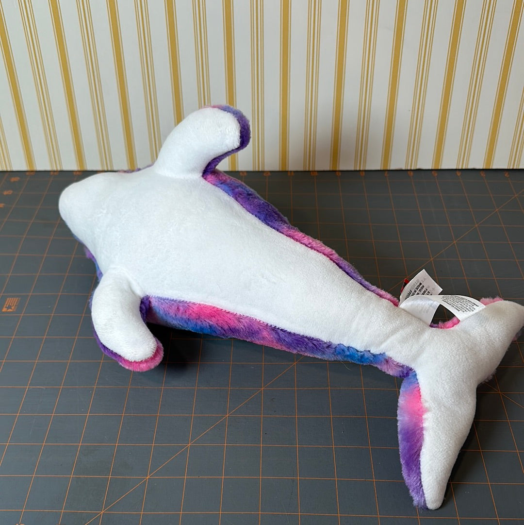 Fiesta Rainbow Sherbet Dolphin Plush, 14"