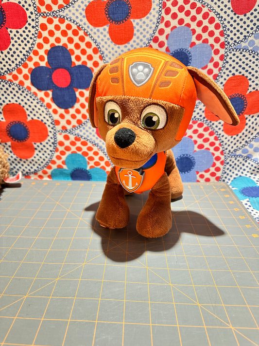 Paw Patrol Zuma Talking Plush, 11"