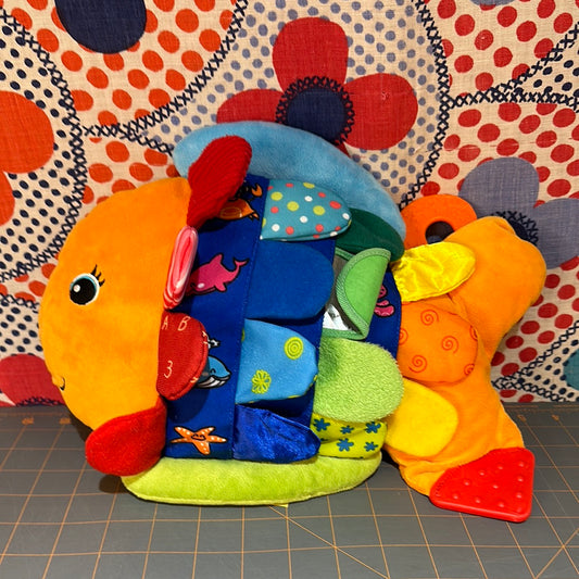 Melissa & Doug, Flip Fish Plush, K's Kids, Sensory Learning, 12"