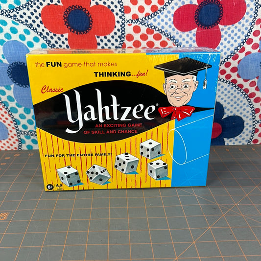 Classic Yahtzee, An Exciting Game Of Skill And Chance, New