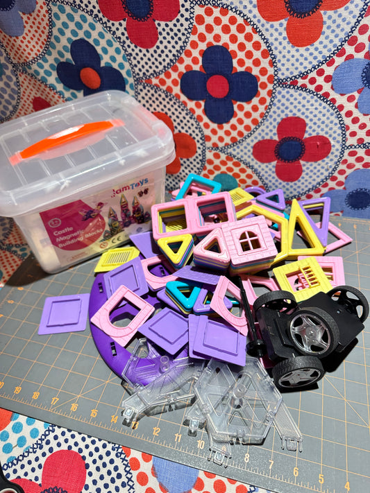 Jam Toys, Castle Set, Magnetic Blocks