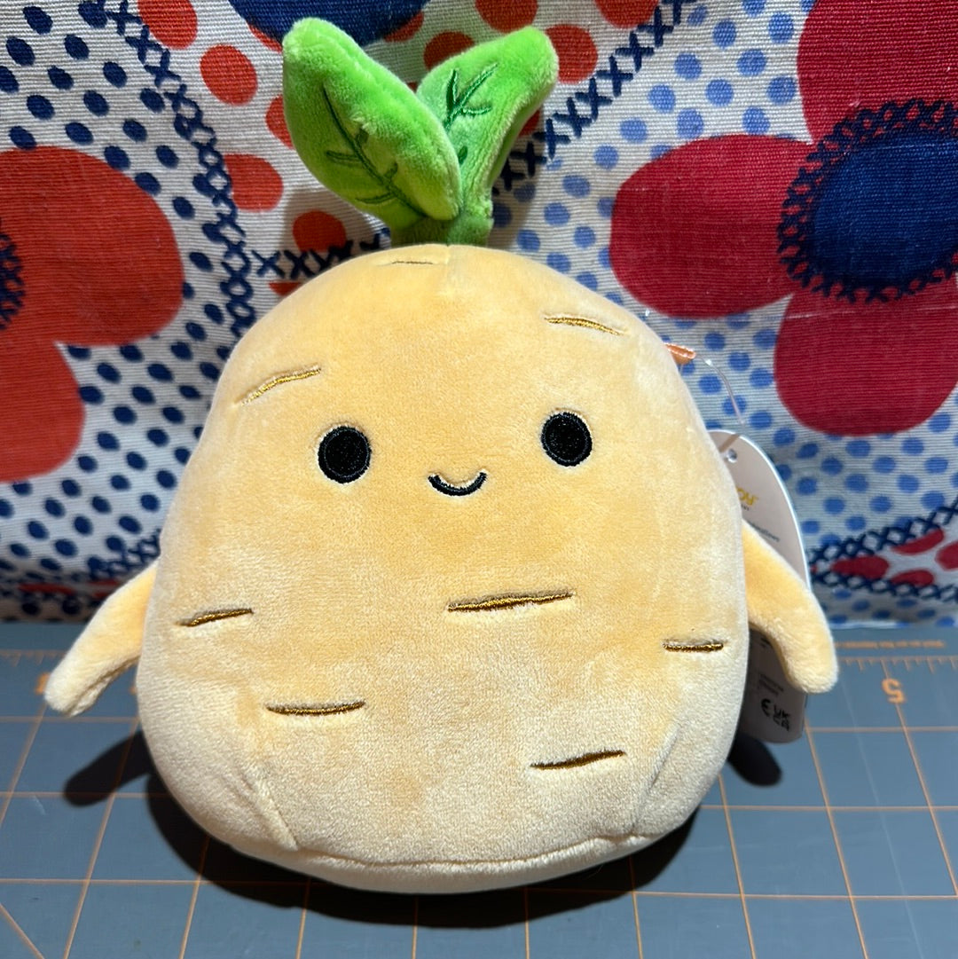 Squishmallow Jyri The Ginseng Ginger Root, 5", with tags