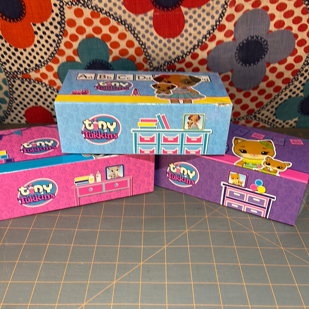 Group of (3) Tiny Tukkins Playsets
