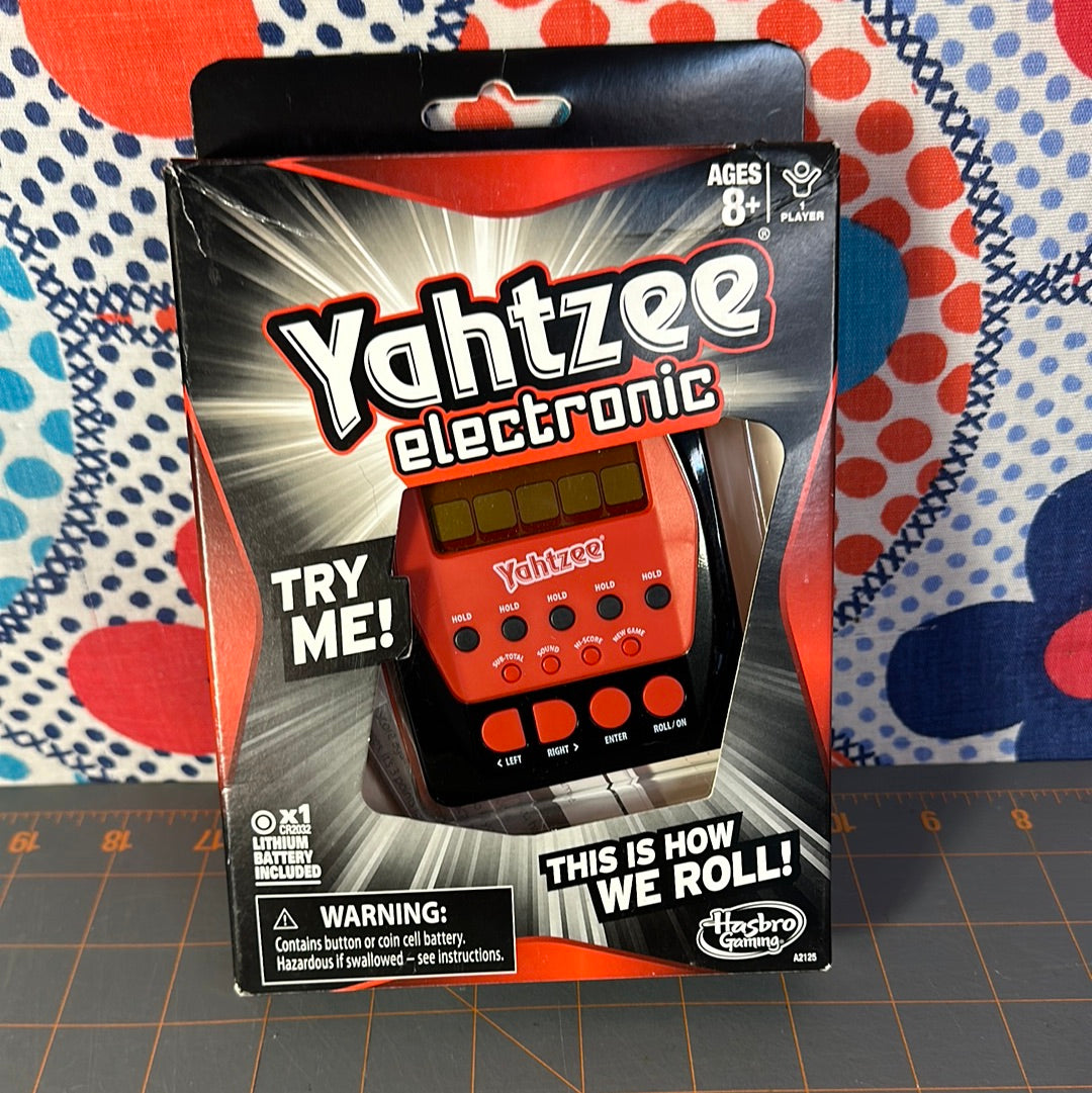 Hasbro Yahtzee Electronic Handheld Digital Game