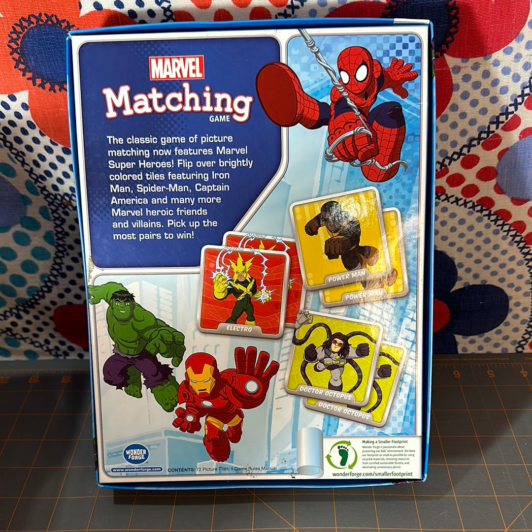 Marvel Matching Game, Complete