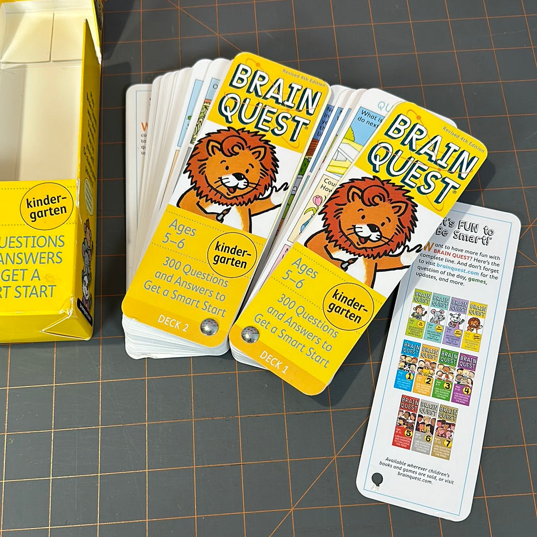 Brain Quest Smart Cards Set: Kindergarten