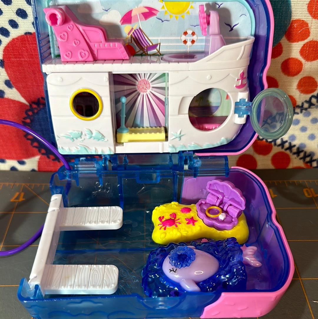 Polly Pocket Playset Sweet Sails Cruise Ship, No Accessories