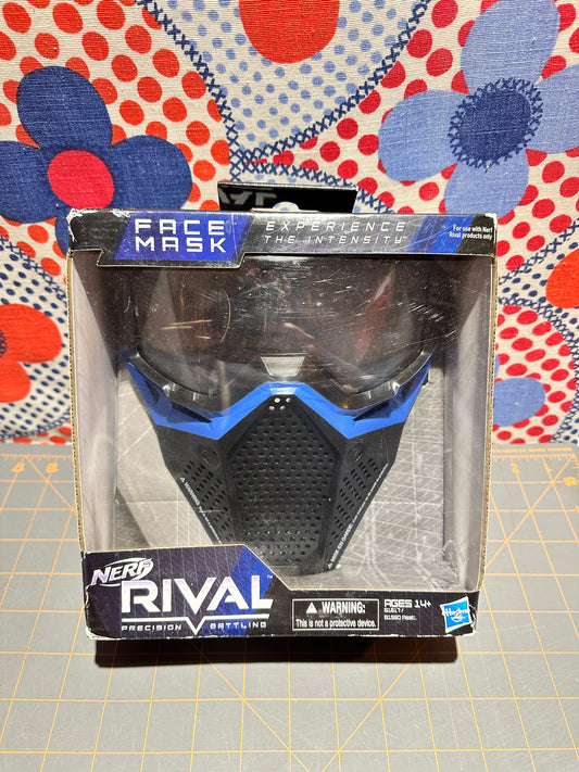 NERF Rival Precision Battling Face Mask Blue, New