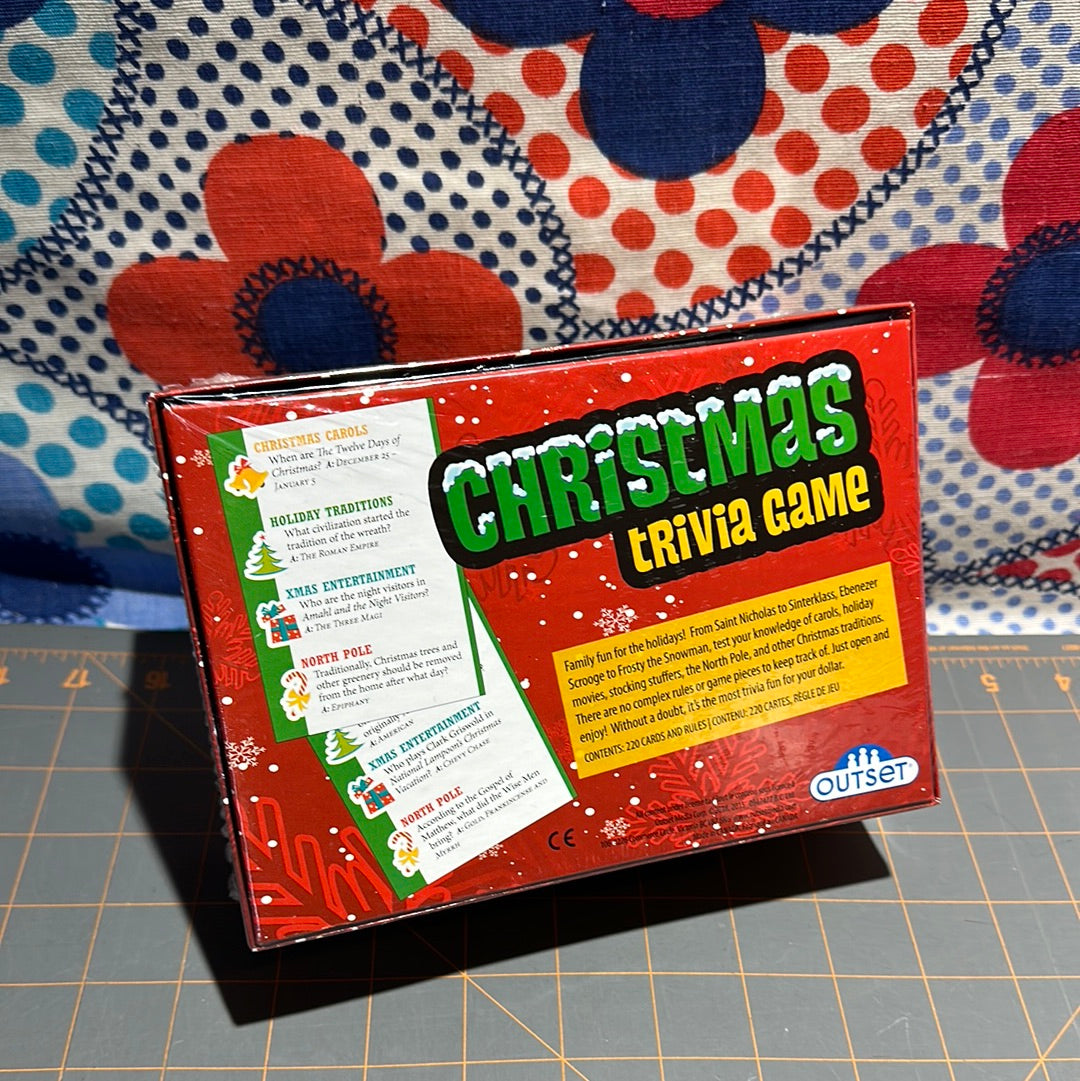 Christmas Trivia Game, Outset, New