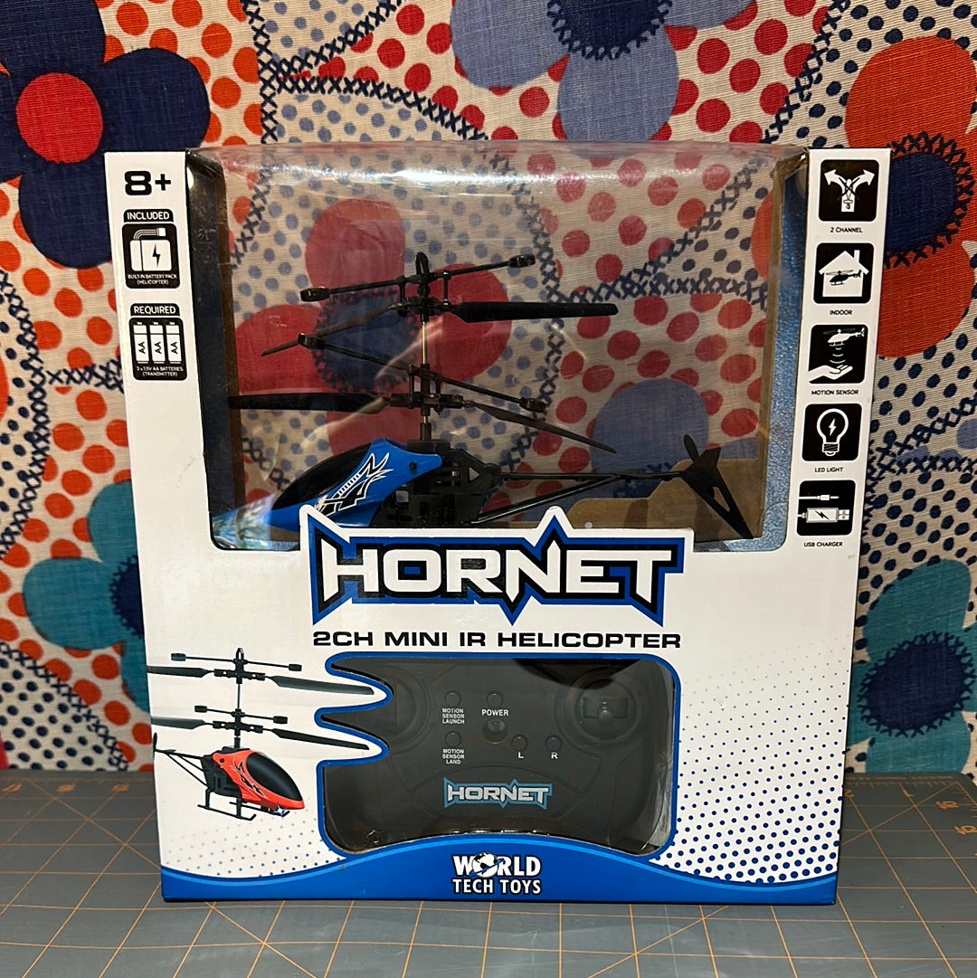 Hornet 2 Channel Mini IR Helicopter, New
