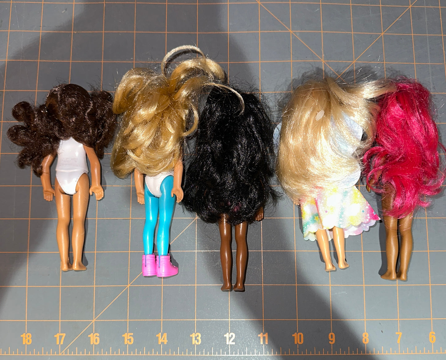 Lot of (5) Barbie Chelsea & Friends Dolls