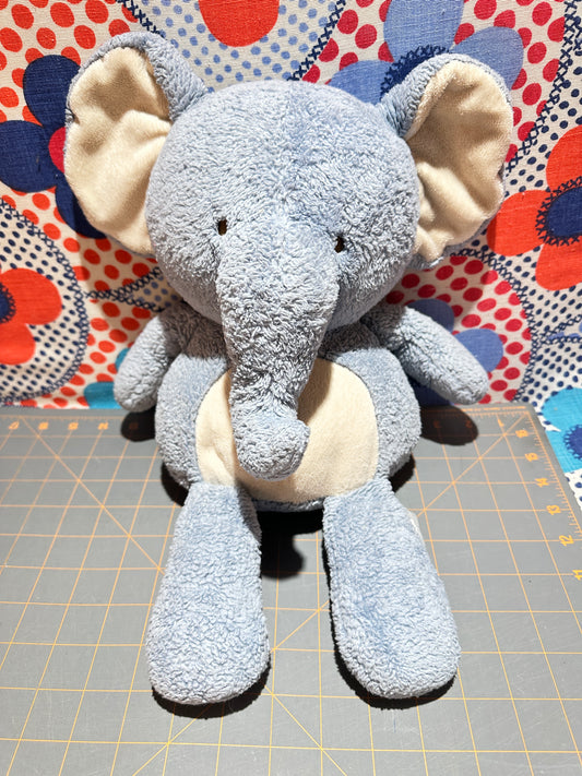 Lambs & Ivy Signature Blue Elephant Plush, 15"