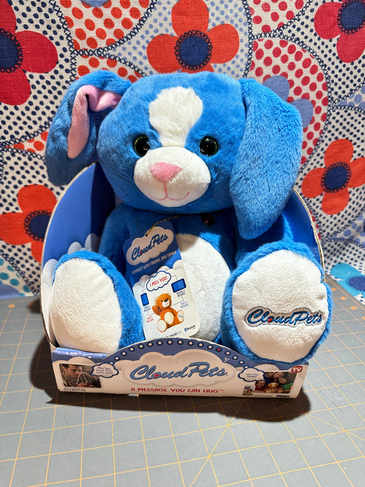 CLOUD PETS Bunny, "A Message You Can Hug" 12in, New