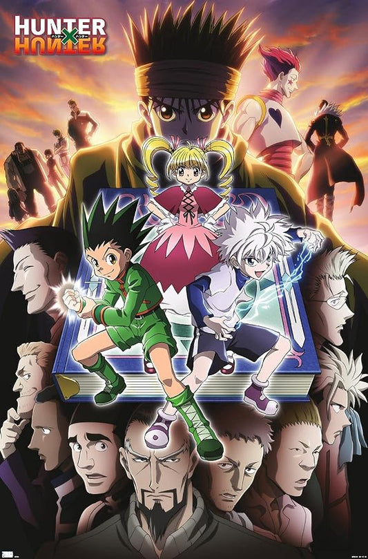 Hunter x Hunter Book Key Art Trends Poster, 22.375”x 34”, new in wrapper