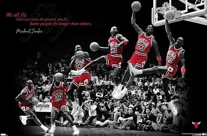 Michael Jordan Air Costacos Poster, 34” x 22.375", new in wrapper