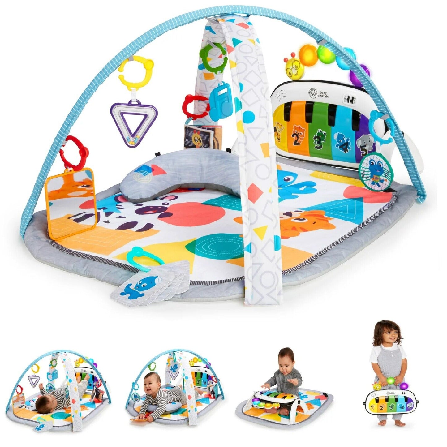 Baby Einstein 4-in-1 Kickin' Tunes Music and Language Discovery Play Gym